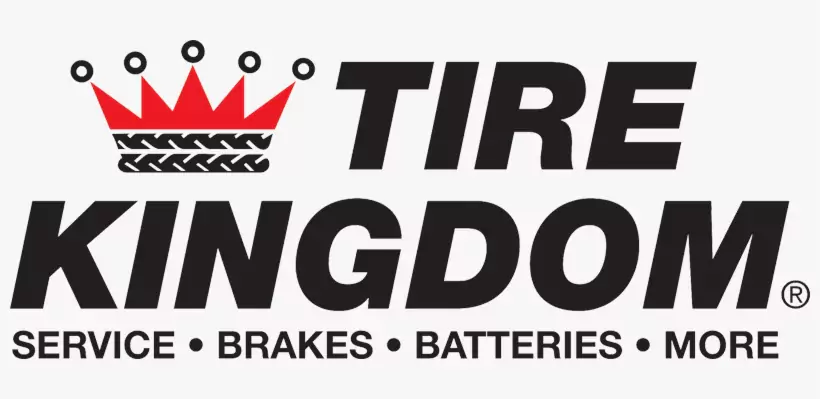 Tire Kingdom: Tires, brakes, batteries services logo.